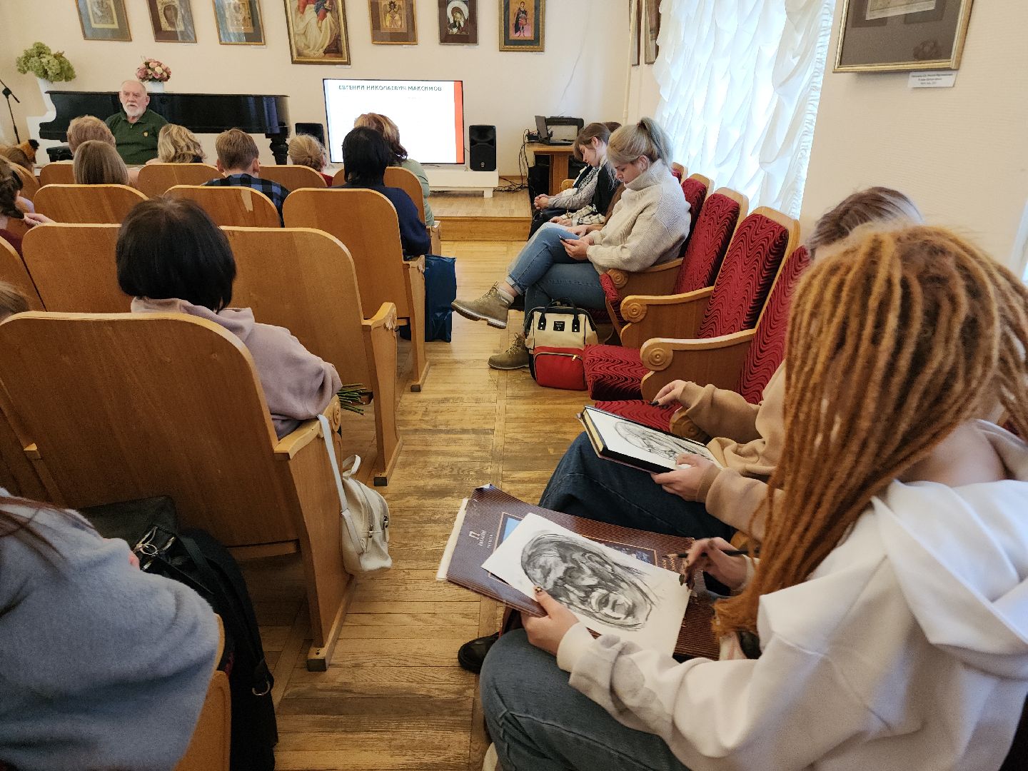 кашира, мастер-класс, Евгений Максимов, пейзаж, краеведческий музей, живопись,