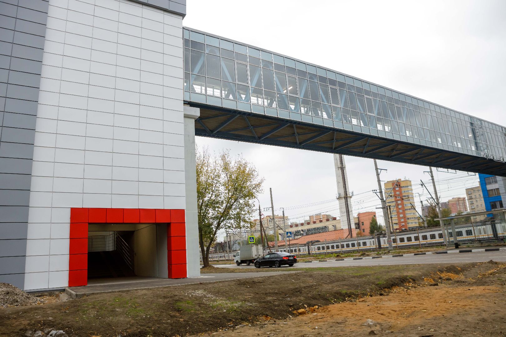 переход, люберцы, жд,видео с коптера,