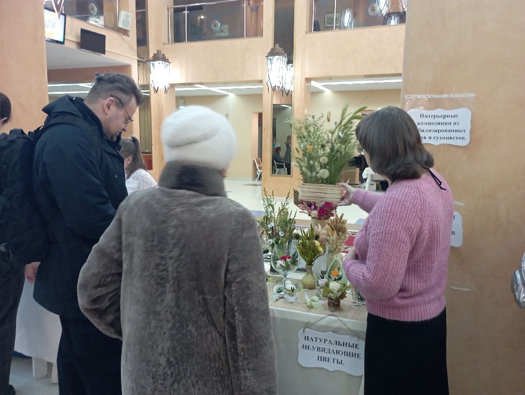 стабилизированныецветы международныйженскийдень хобби общество Дубна Подмосковье