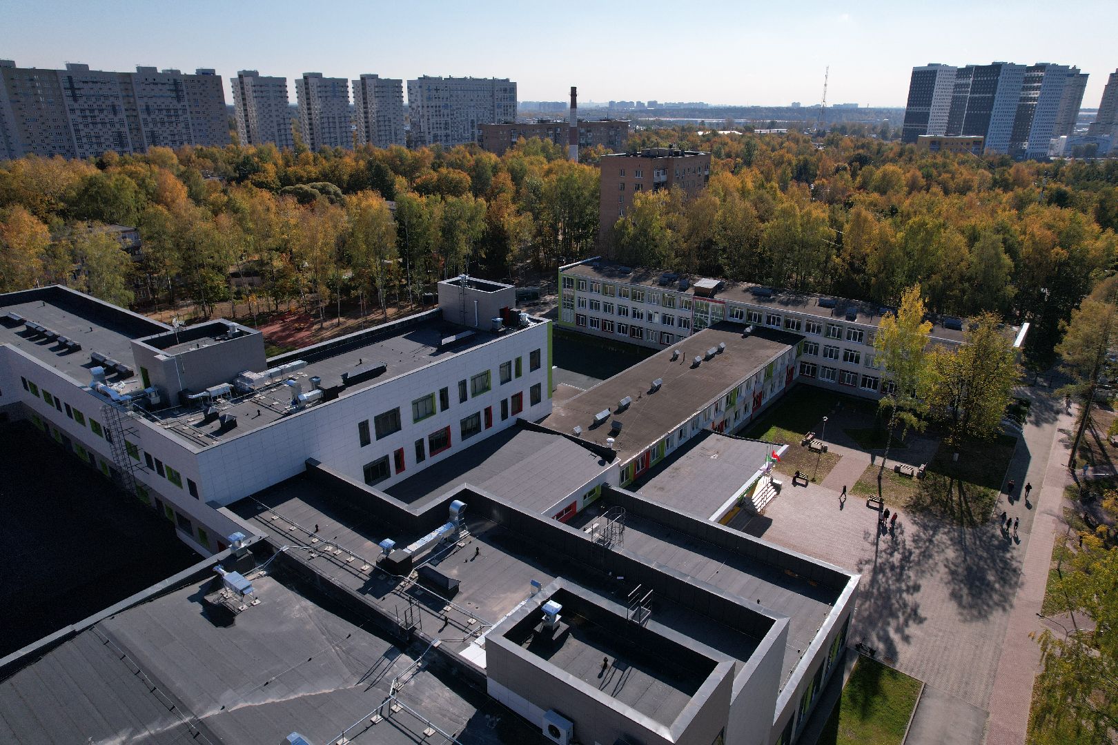 школа, пушкино, спорт,видео с коптера,
