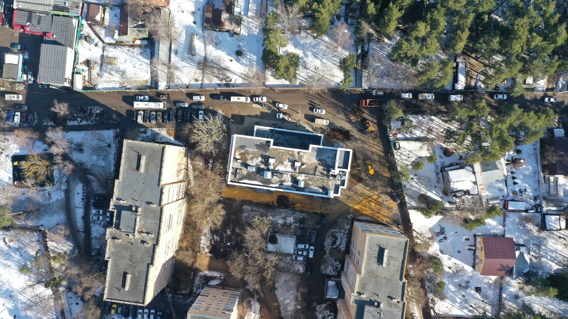 поликлиника, раменское, удельная,видео с коптера,