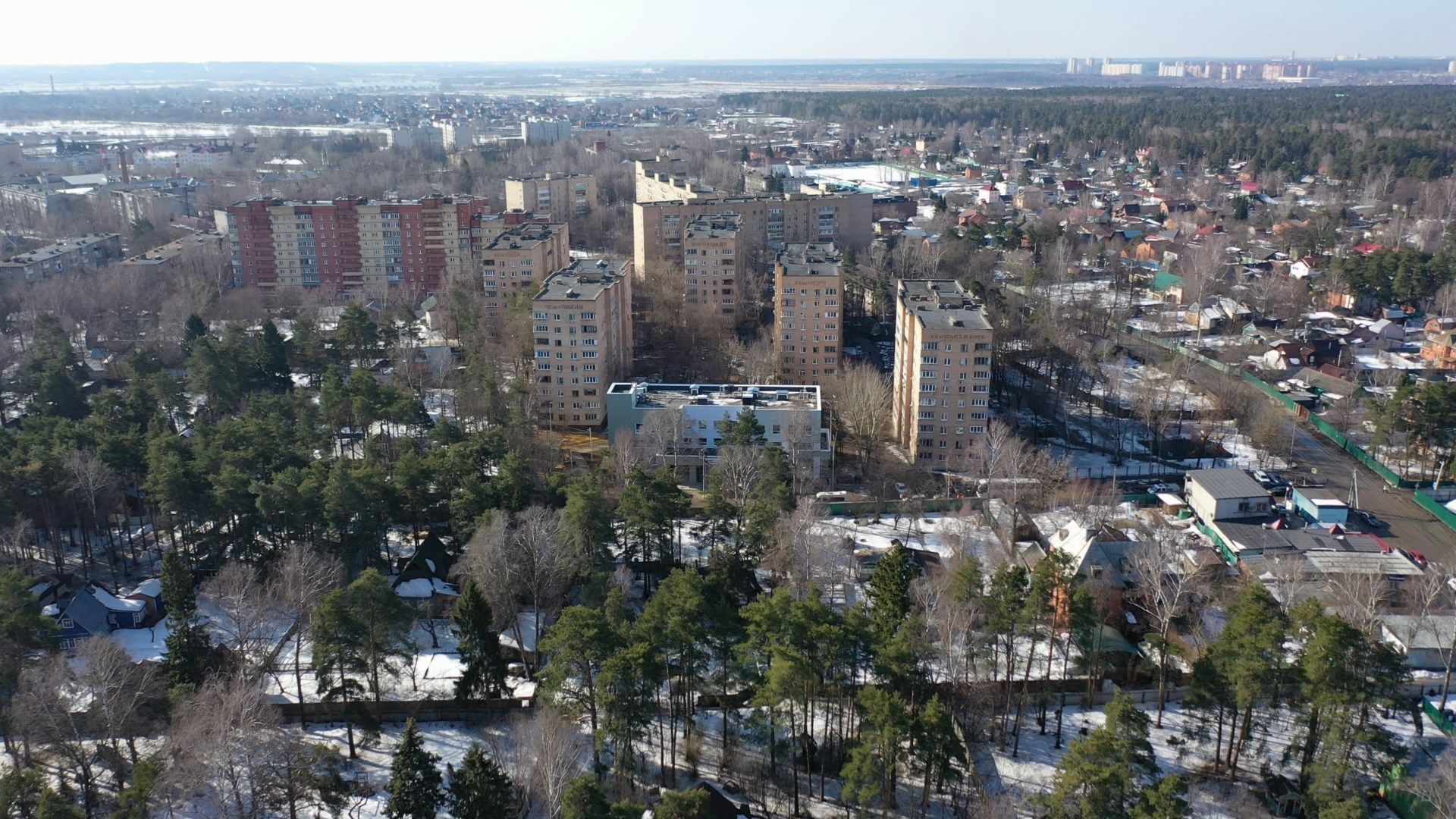 поликлиника, раменское, удельная,видео с коптера,