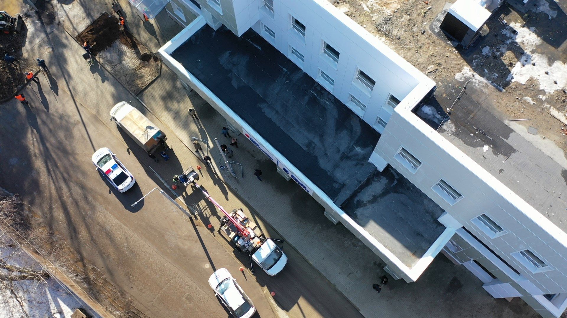 поликлиника, раменское, удельная,видео с коптера,