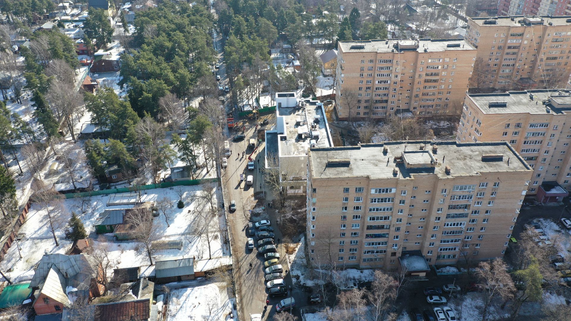 поликлиника, раменское, удельная,видео с коптера,