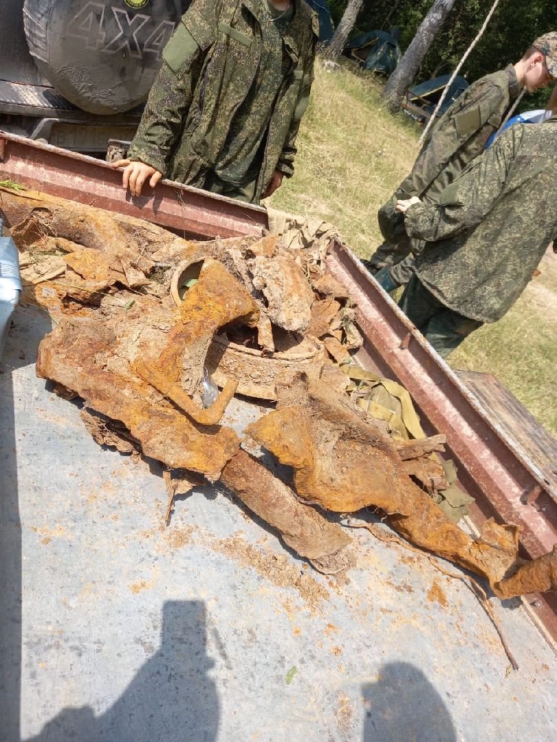 раскопки, чеховский городской округ, поисковое движение, Поисковый отряд, Танк,