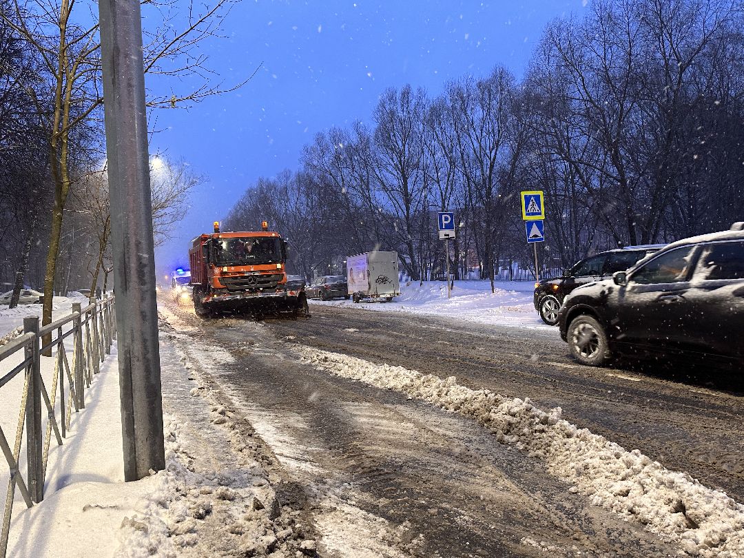 Одинцово, Уборка дорог, Снегопад, ДРСУ, Вывоз снега, Уборка снега, дороги, ЖКХ