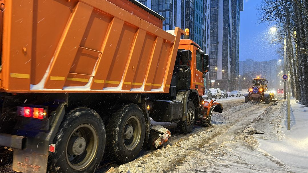 Одинцово, Уборка дорог, Снегопад, ДРСУ, Вывоз снега, Уборка снега, дороги, ЖКХ