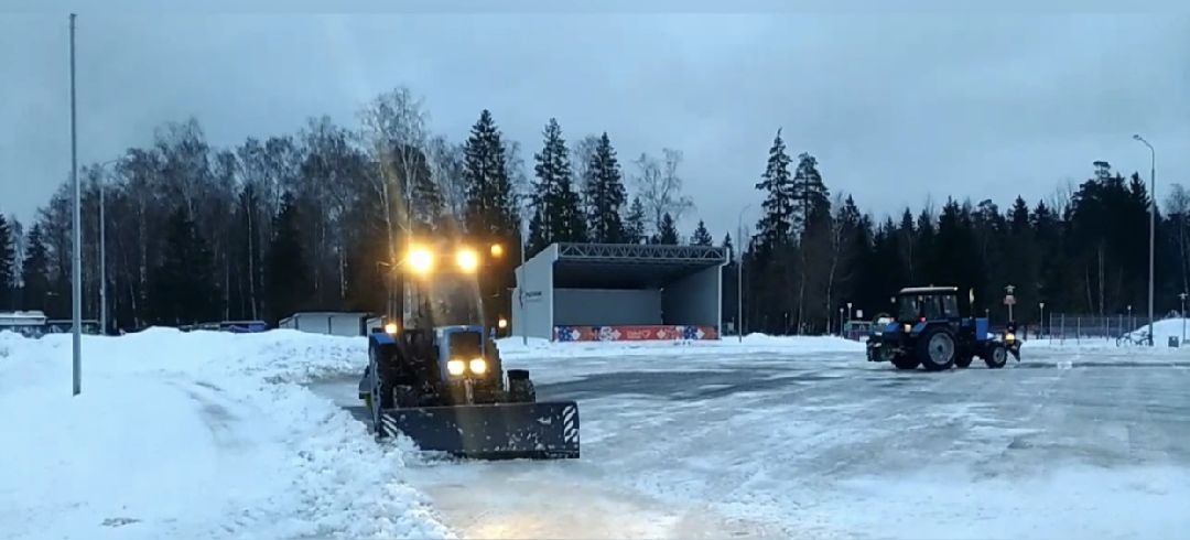 Краснознаменск, ЖКХ, дорога, спецтехника, Максим Некрасов, коммунальщики, уборка, снег, снегопад, гололёд