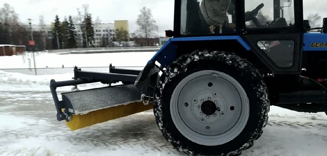 Краснознаменск, ЖКХ, дорога, спецтехника, Максим Некрасов, коммунальщики, уборка, снег, снегопад, гололёд