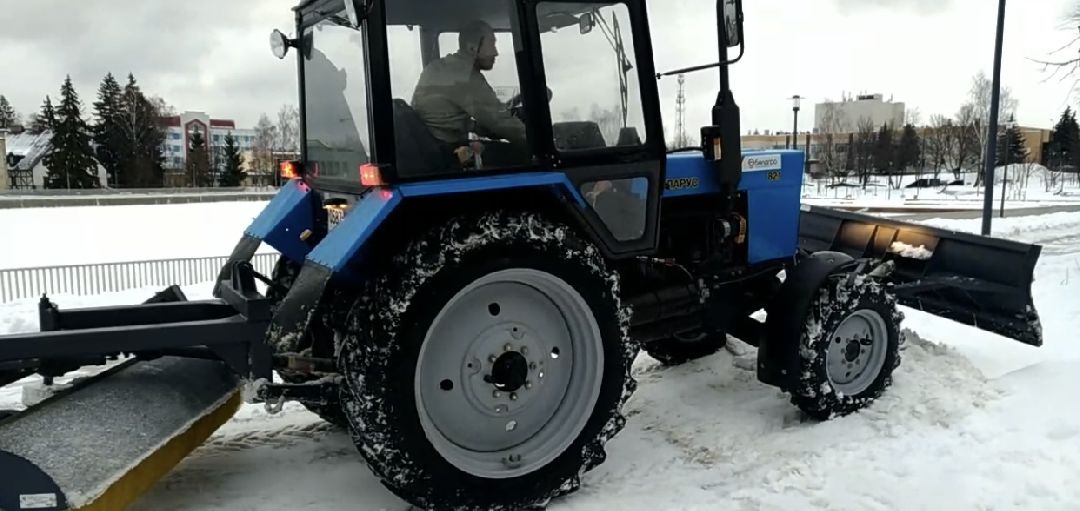 Краснознаменск, ЖКХ, дорога, спецтехника, Максим Некрасов, коммунальщики, уборка, снег, снегопад, гололёд