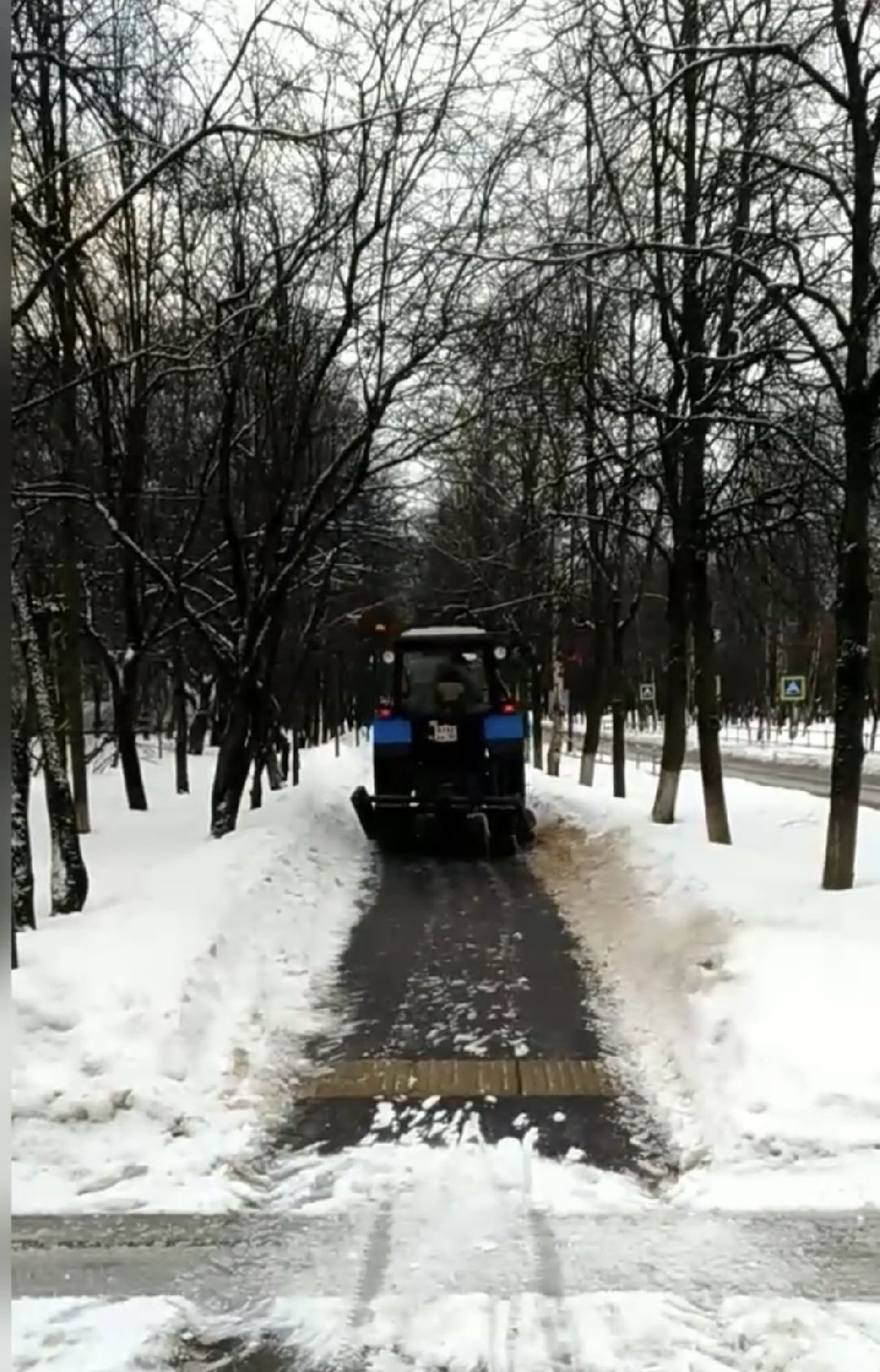 Краснознаменск, ЖКХ, дорога, спецтехника, Максим Некрасов, коммунальщики, уборка, снег, снегопад, гололёд