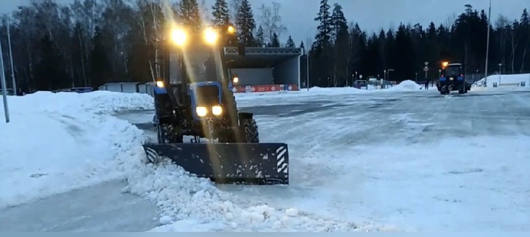 Краснознаменск, ЖКХ, дорога, спецтехника, Максим Некрасов, коммунальщики, уборка, снег, снегопад, гололёд