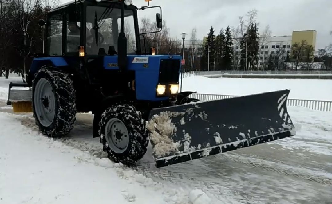 Краснознаменск, ЖКХ, дорога, спецтехника, Максим Некрасов, коммунальщики, уборка, снег, снегопад, гололёд