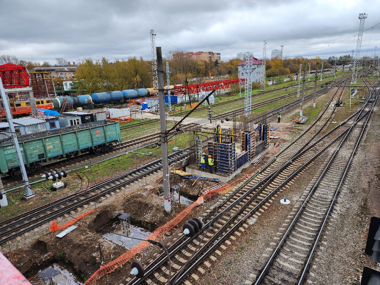 серпухов, ж/д, железнодорожная станция, жд переход, транспорт, строительство,