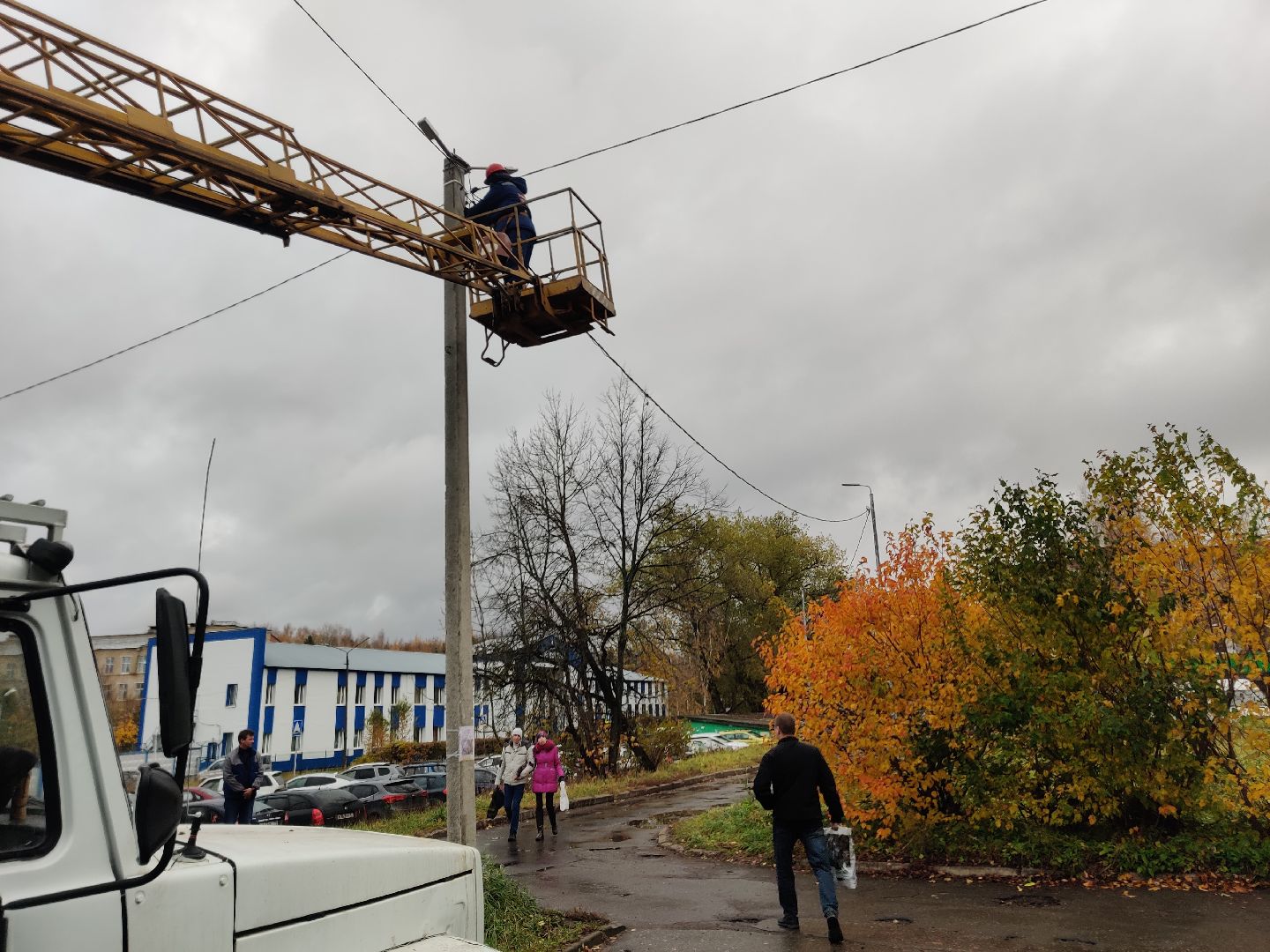 красноармейск, г.о. пушкинский, светлый город, уличное освещение,