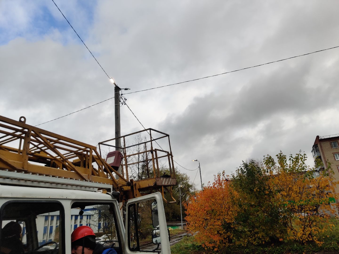 красноармейск, г.о. пушкинский, светлый город, уличное освещение,