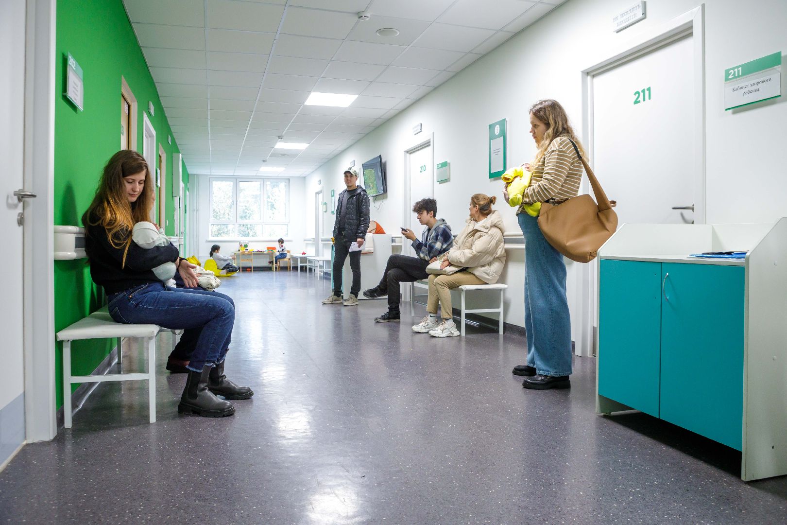 поликлиника, дети, люберцы,видео с коптера,