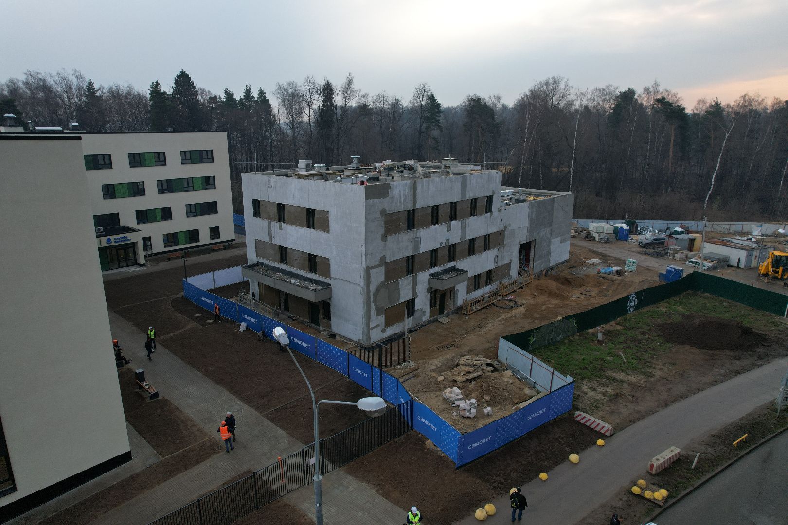 поликлиника, дети, люберцы,видео с коптера,