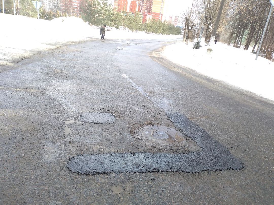 дороги, ремонт дорог, Лосино-Петровский, ямочный ремонт, асфальтовое покрытие