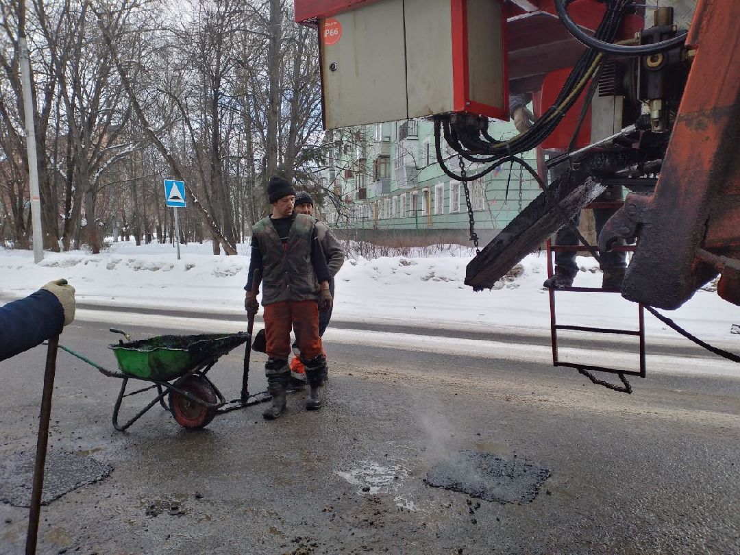 дороги, ремонт дорог, Лосино-Петровский, ямочный ремонт, асфальтовое покрытие
