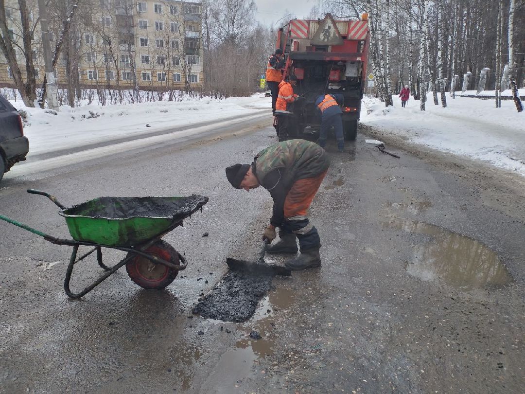 дороги, ремонт дорог, Лосино-Петровский, ямочный ремонт, асфальтовое покрытие