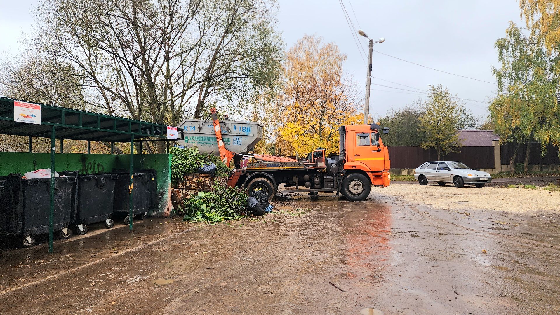 домодедово, подмосковье, контейнерная площадка, вывоз мусора, инспектор ЖКХ, вывоз отходов, коммунальные отходы, каширский оператор,