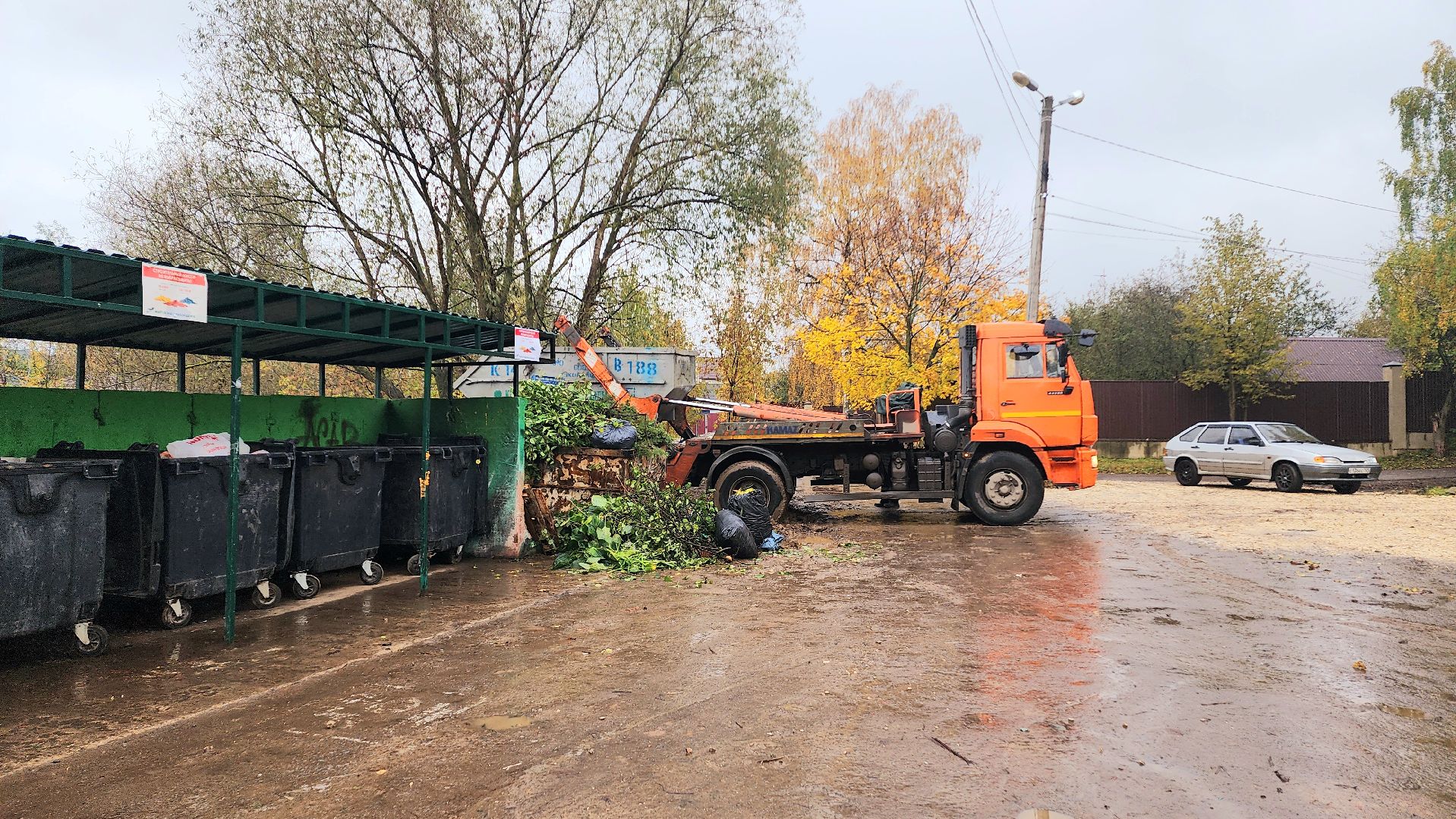 домодедово, подмосковье, контейнерная площадка, вывоз мусора, инспектор ЖКХ, вывоз отходов, коммунальные отходы, каширский оператор,