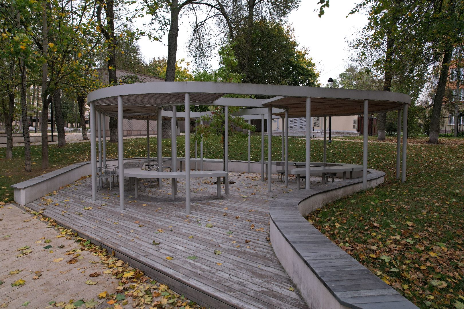 звенигород, парк, благоустройство,видео с коптера,