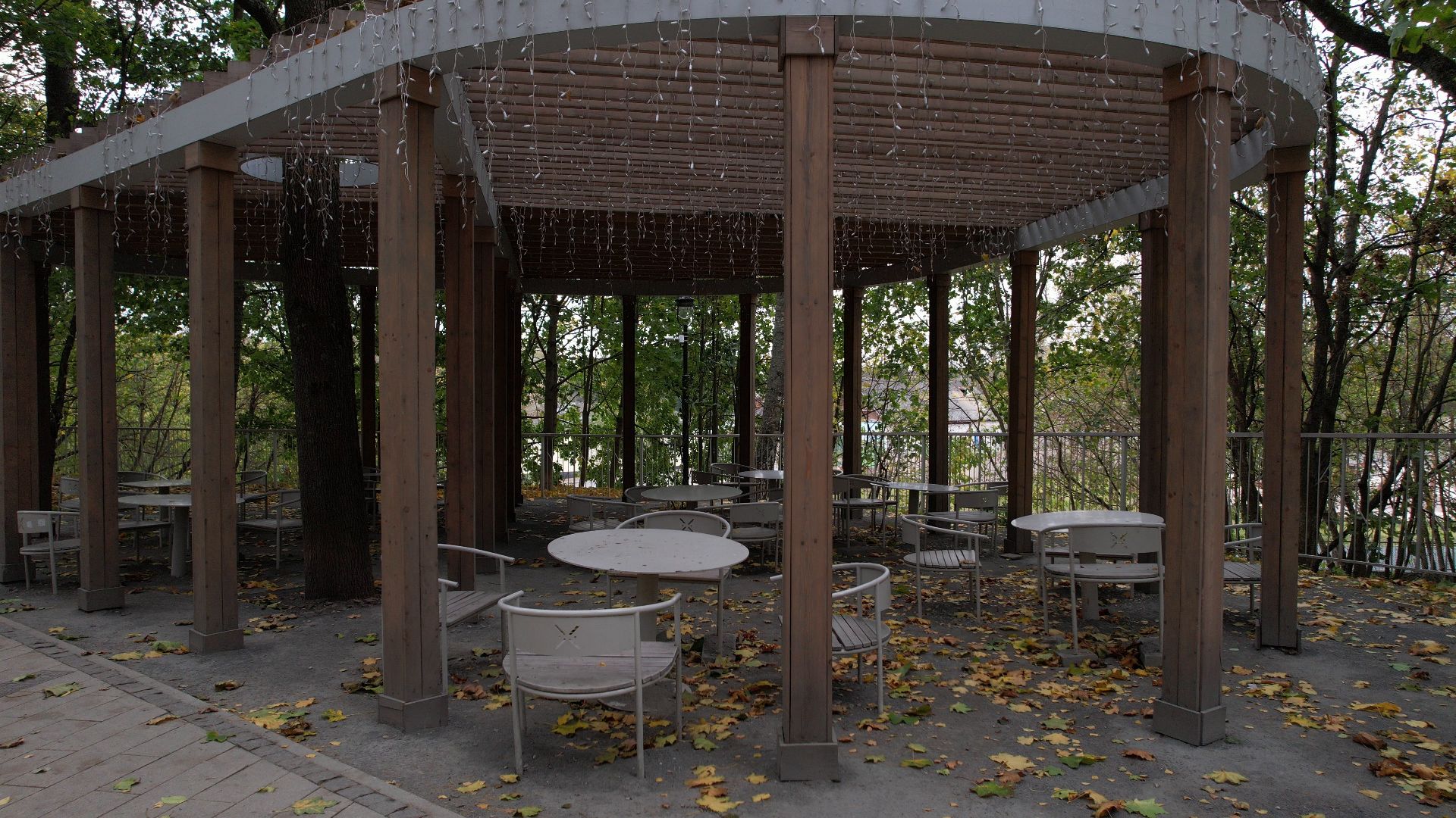 звенигород, парк, благоустройство,видео с коптера,