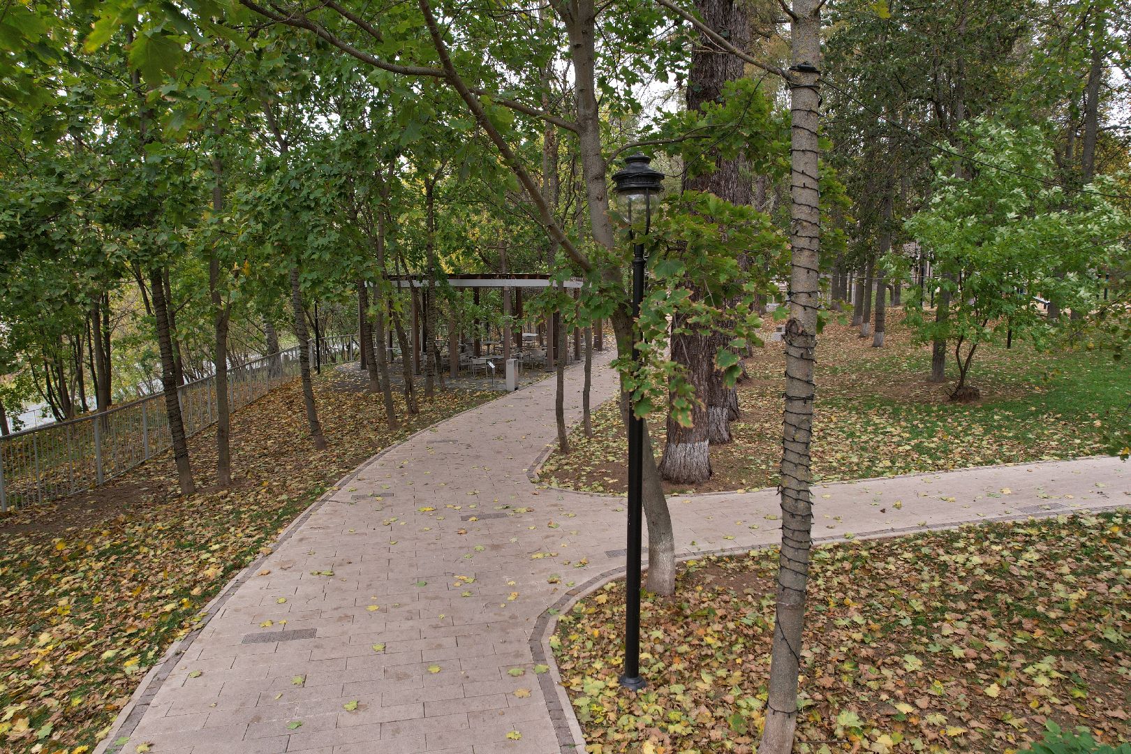 звенигород, парк, благоустройство,видео с коптера,