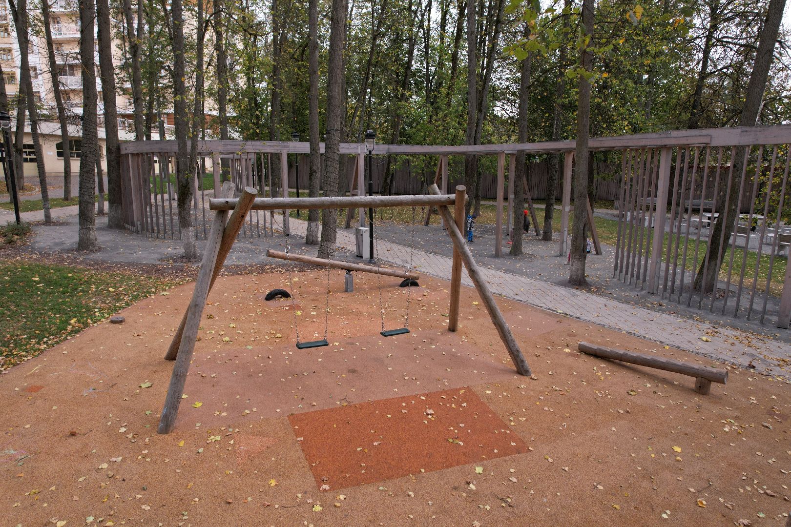 звенигород, парк, благоустройство,видео с коптера,