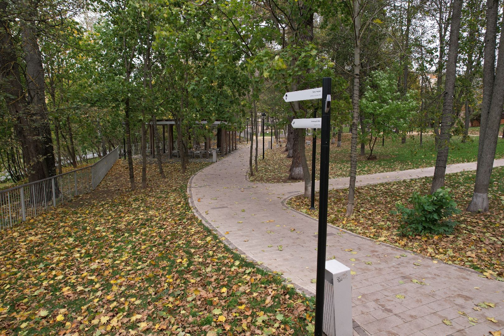 звенигород, парк, благоустройство,видео с коптера,