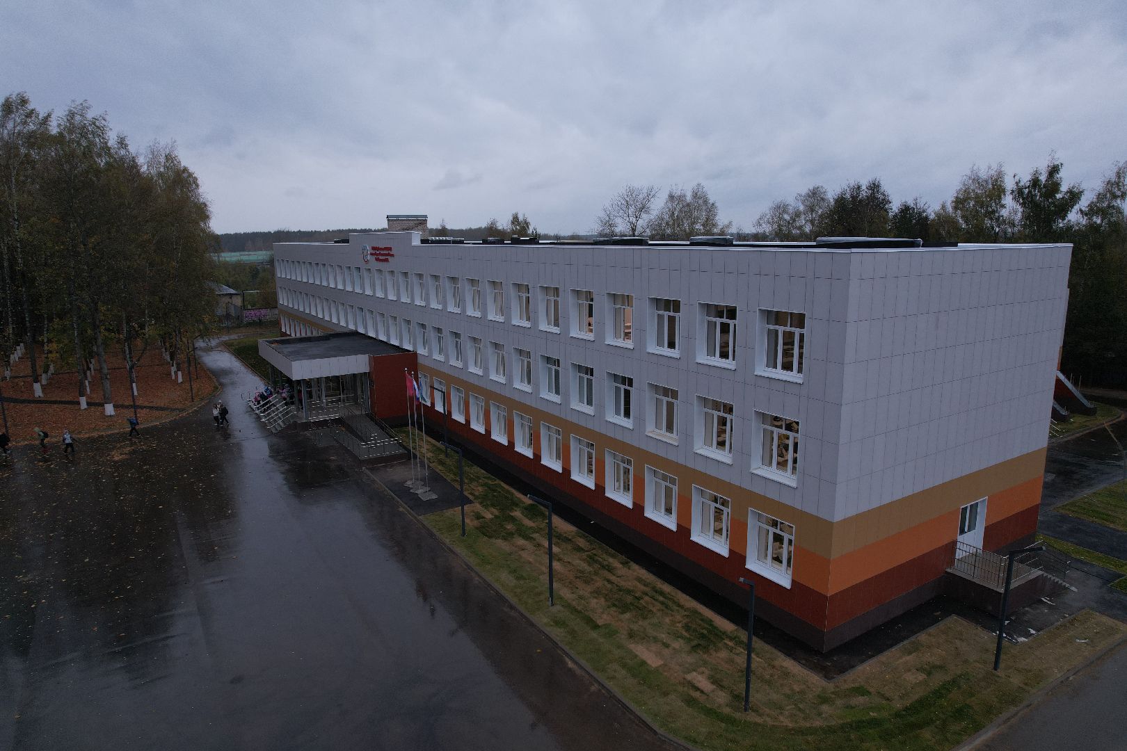 школа, кубинка,видео с коптера,