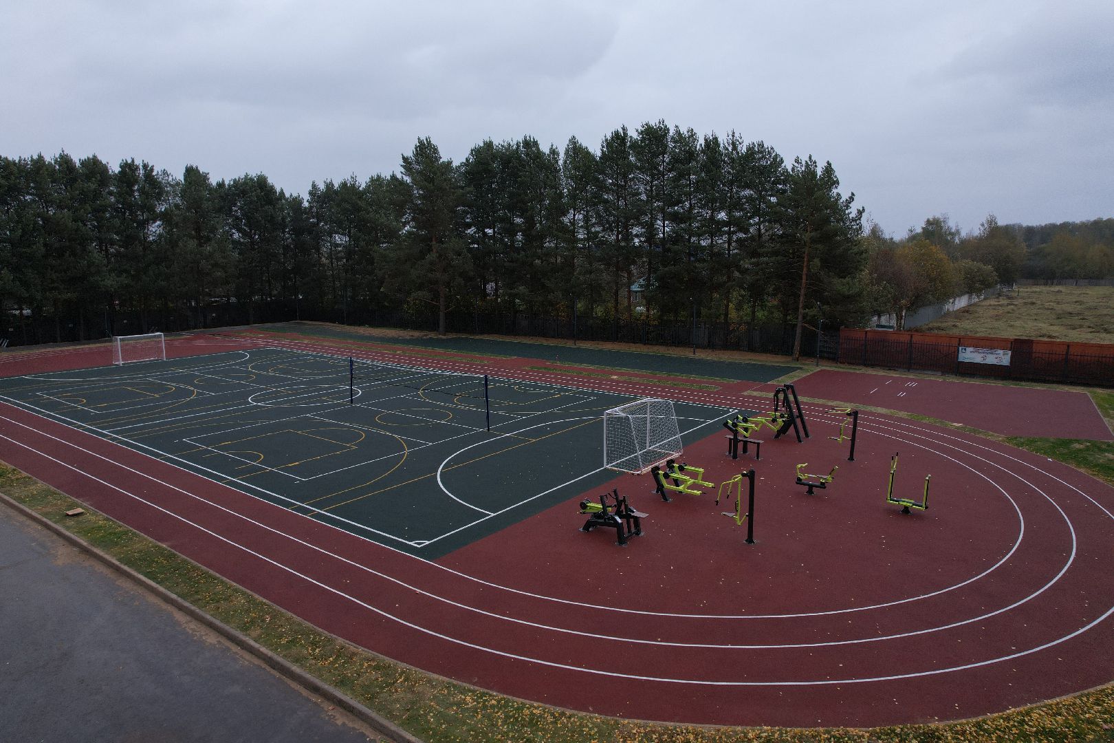 школа, кубинка,видео с коптера,