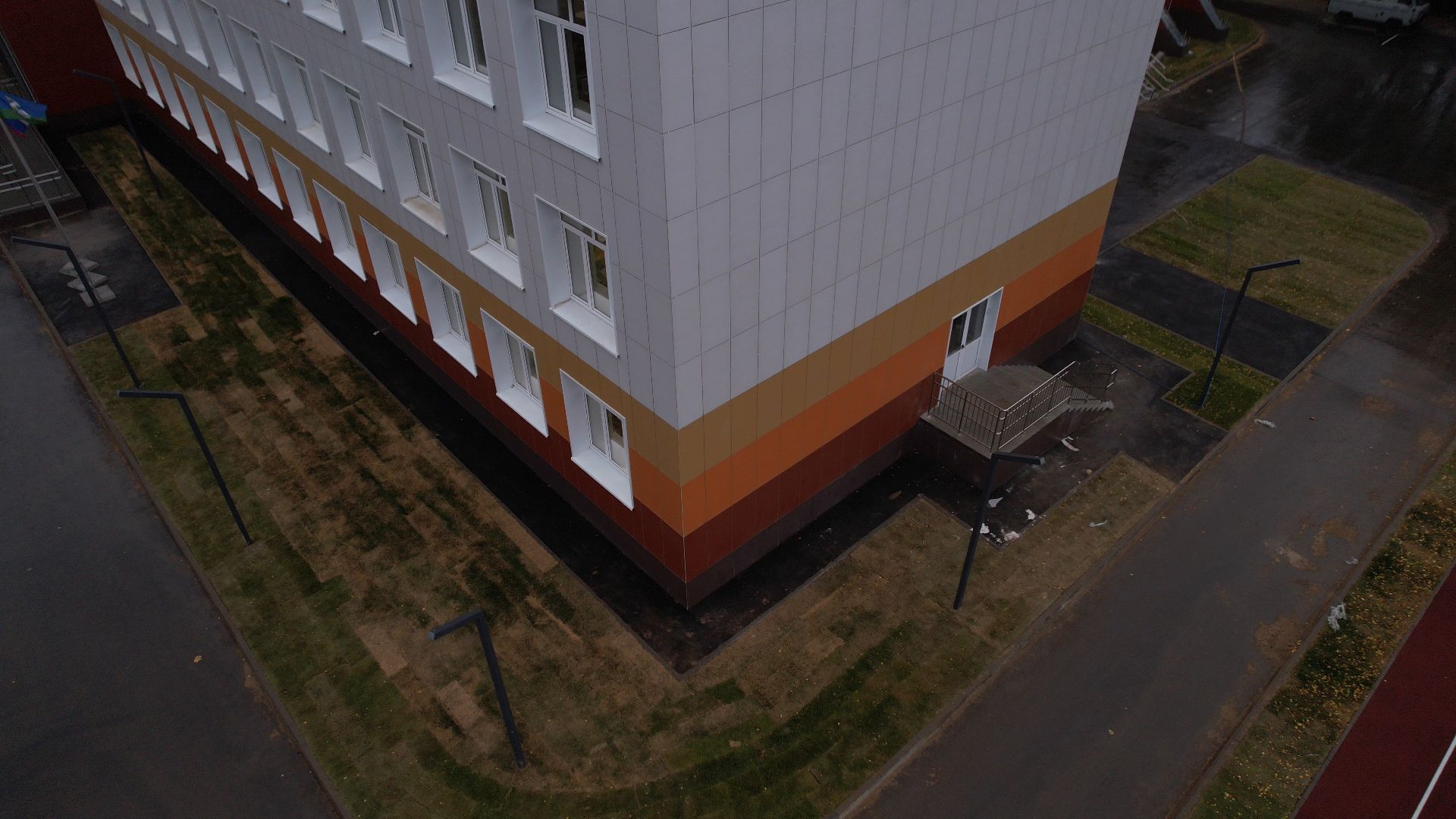 школа, кубинка,видео с коптера,