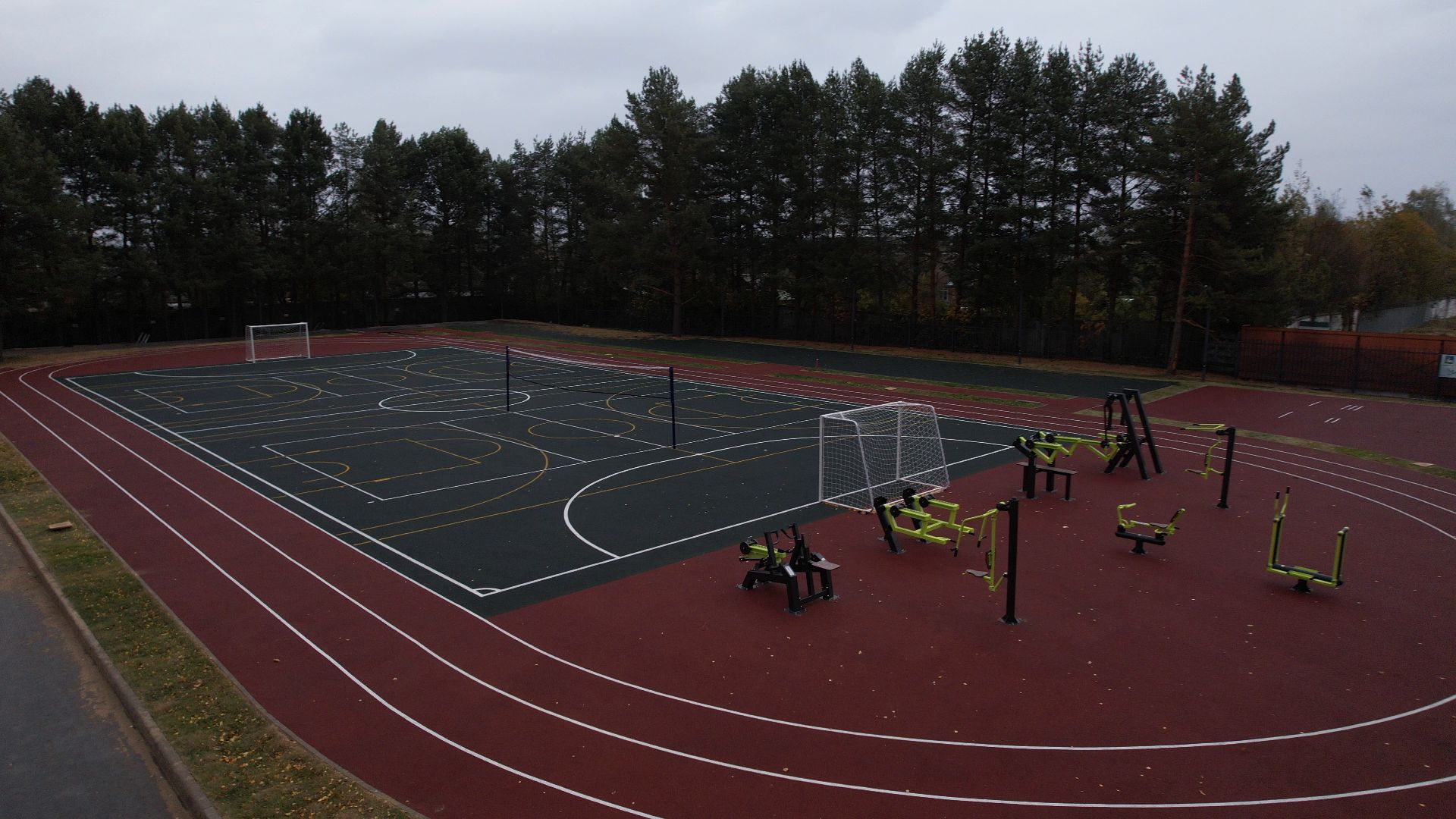 школа, кубинка,видео с коптера,