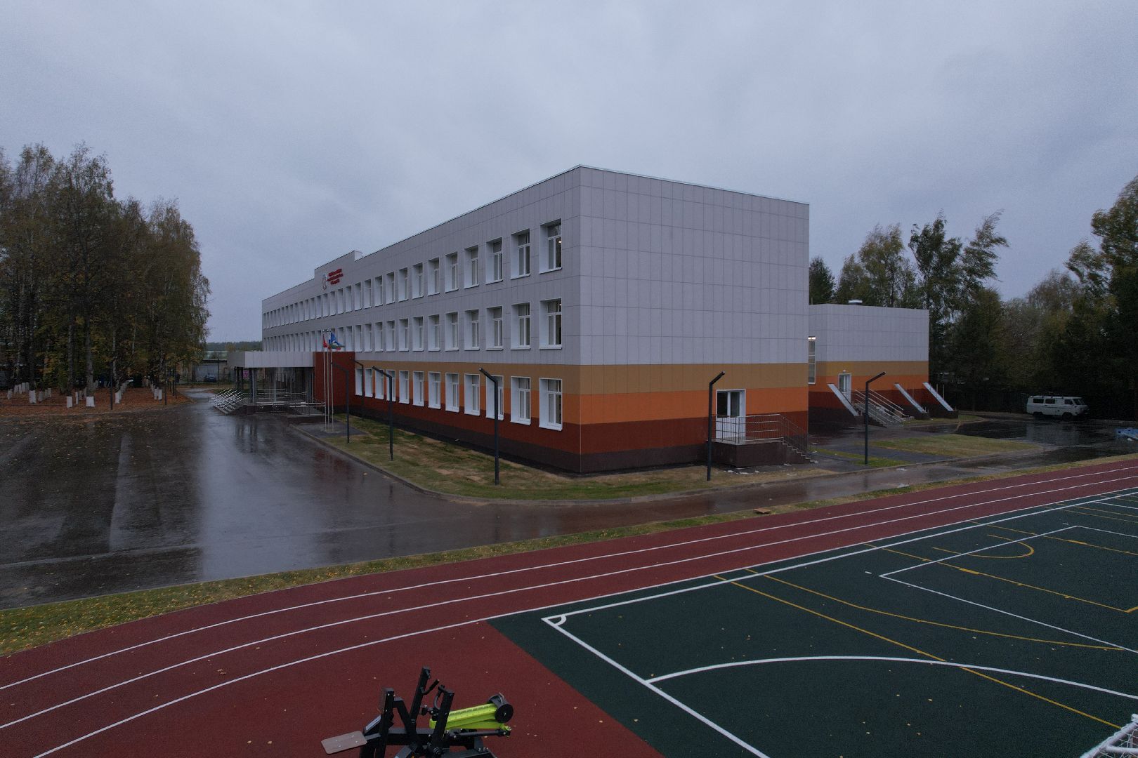 школа, кубинка,видео с коптера,