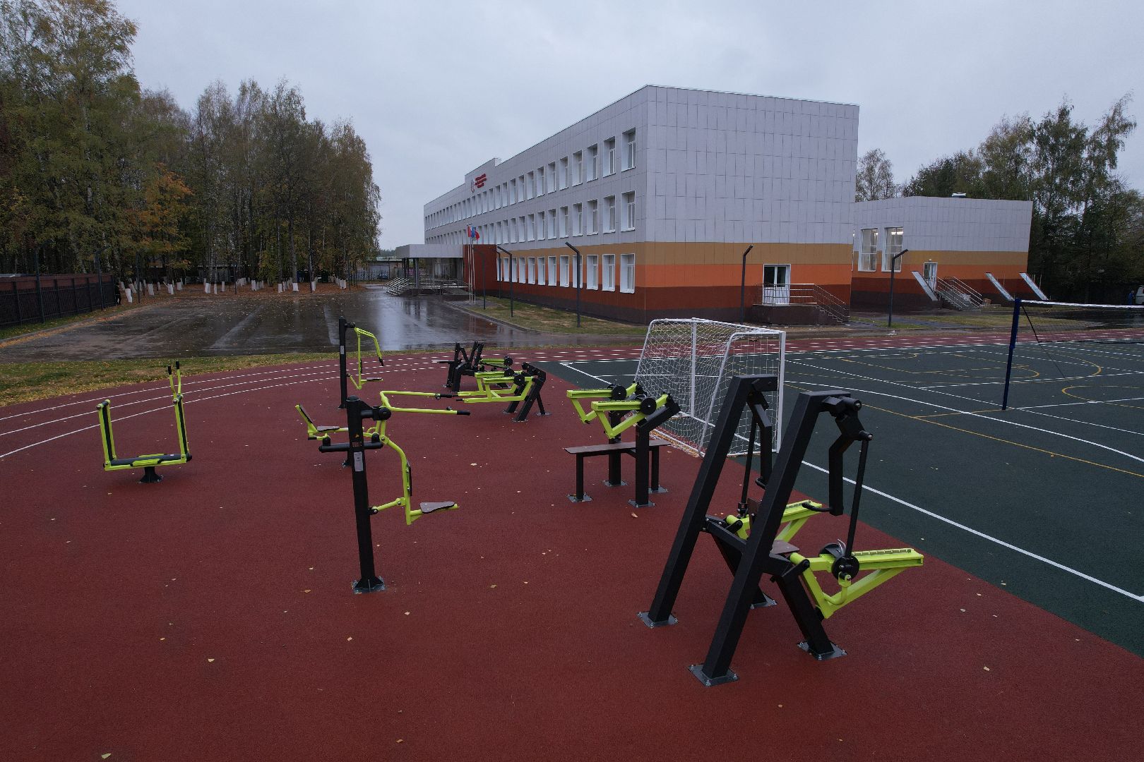 школа, кубинка,видео с коптера,