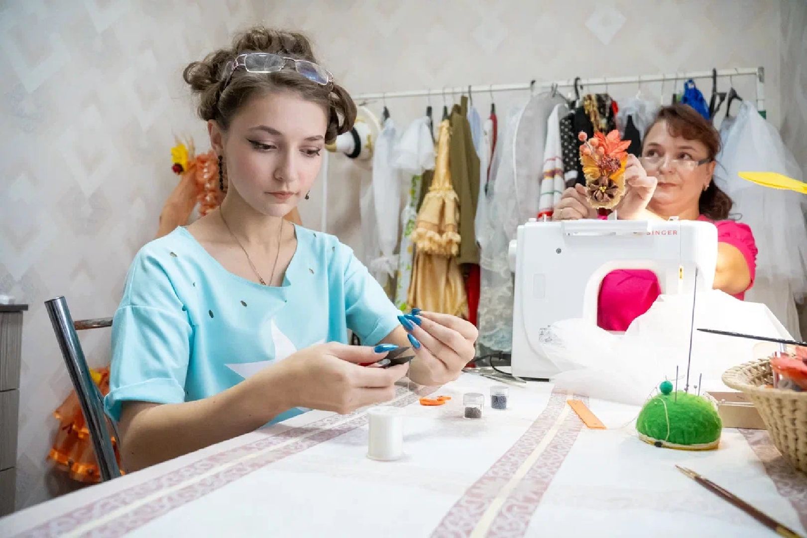 люди, культура, творчество, шитьё, платья, орехово-зуево, мастерицы, рукоделие,