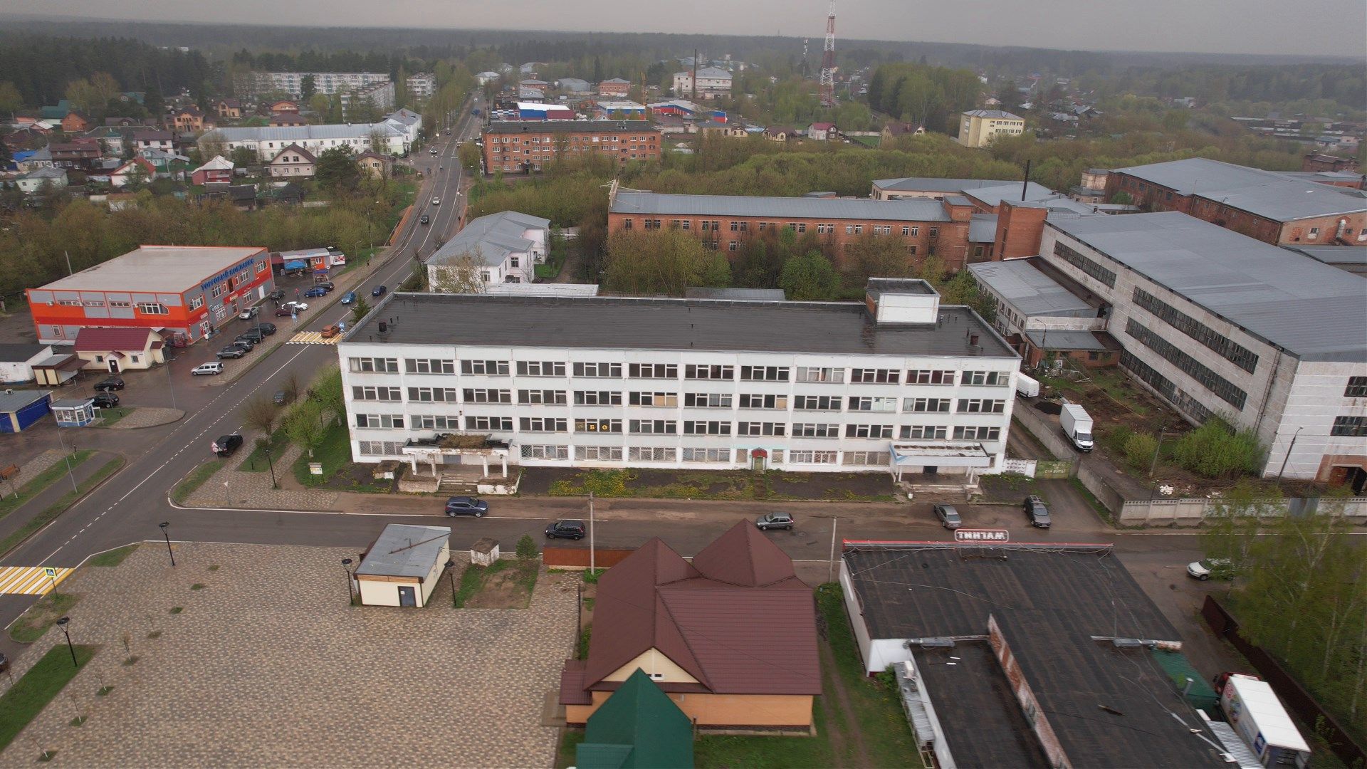 культура, промышленность, Вербилки,видео с коптера,