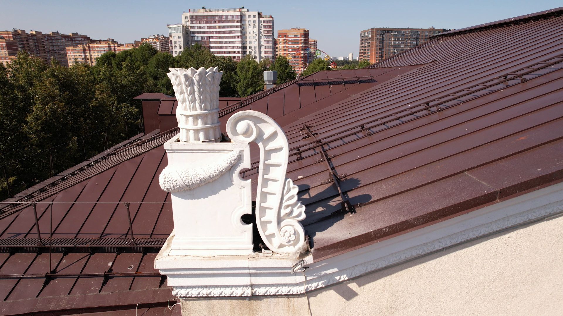 видное, архитектура, культура,видео с коптера,