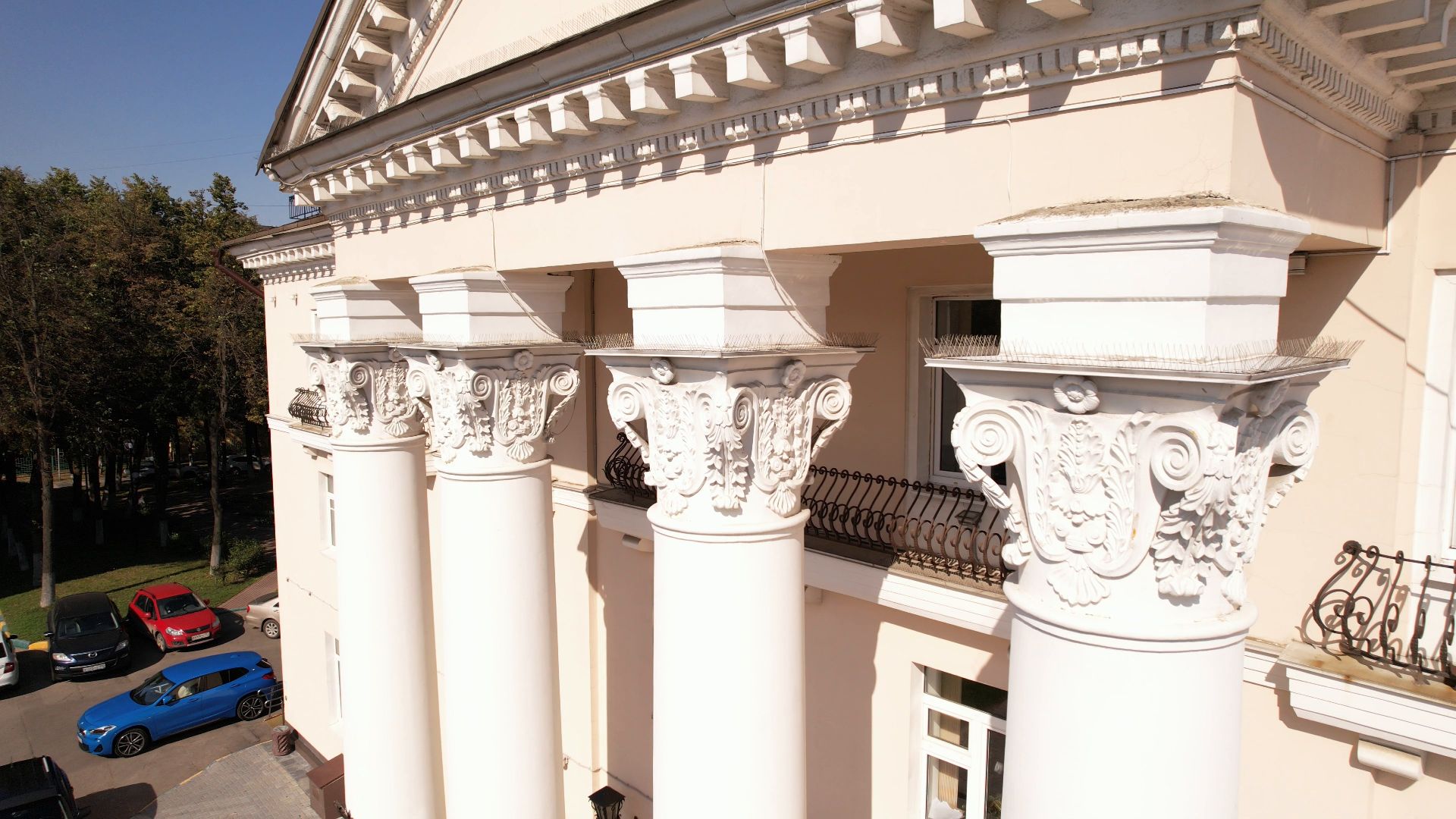 видное, архитектура, культура,видео с коптера,