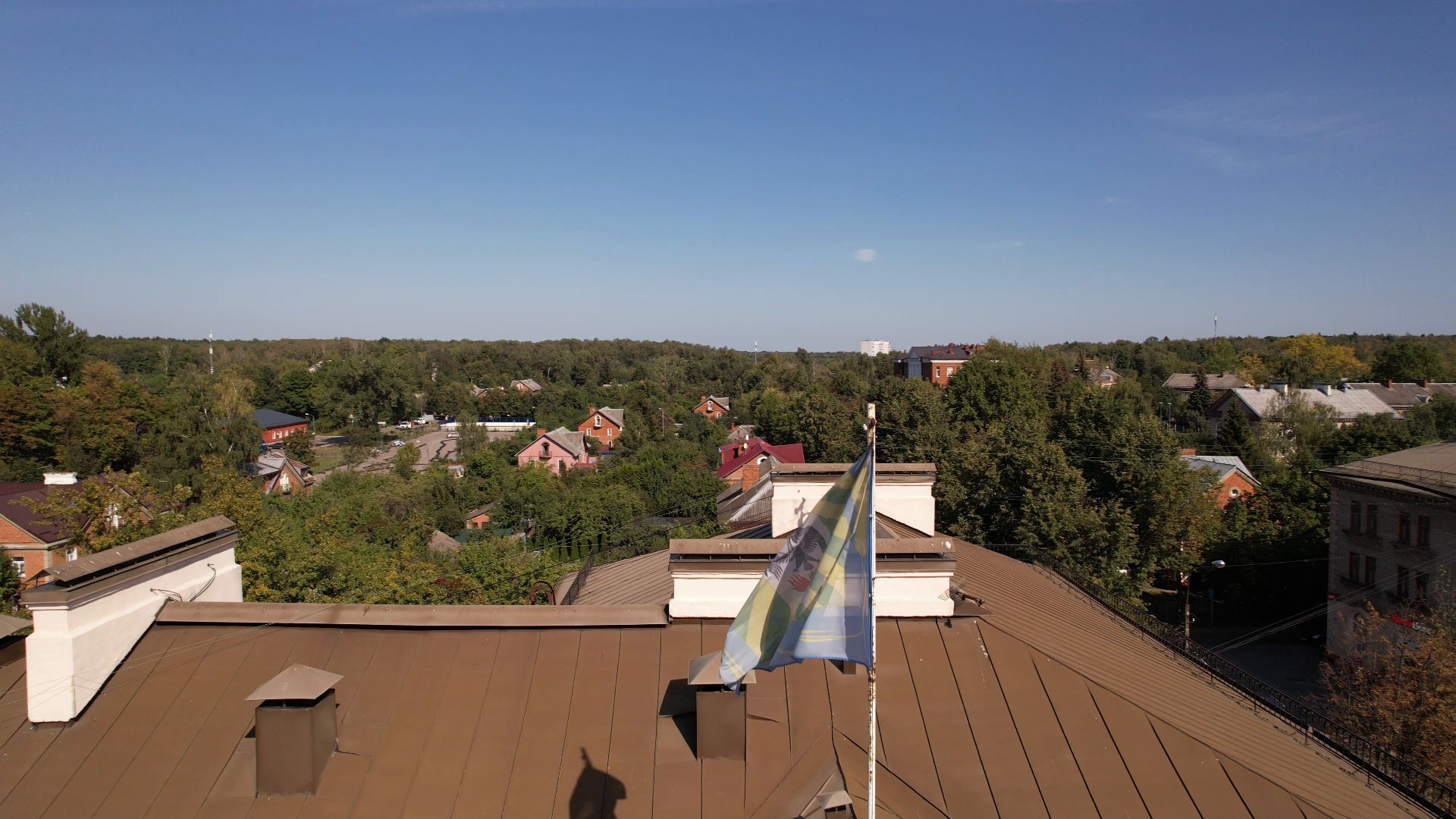 видное, архитектура, культура,видео с коптера,