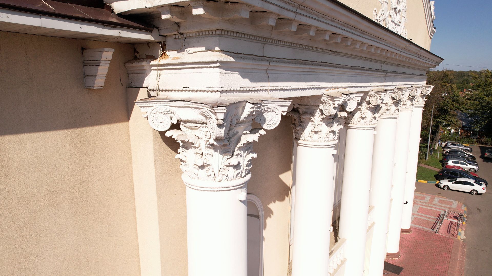 видное, архитектура, культура,видео с коптера,