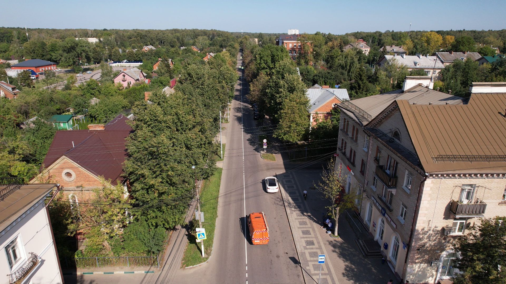 видное, архитектура, культура,видео с коптера,