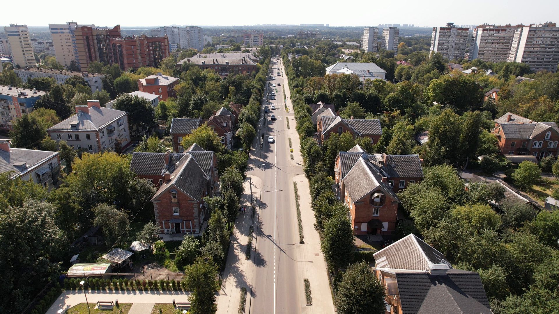 видное, архитектура, культура,видео с коптера,