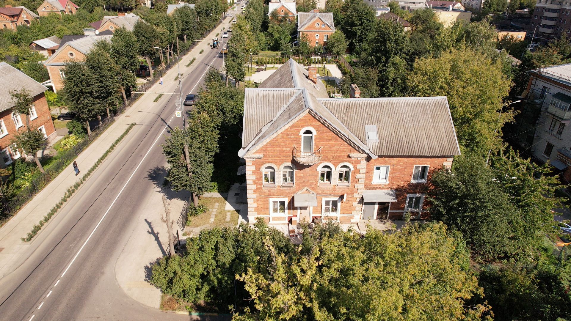 видное, архитектура, культура,видео с коптера,