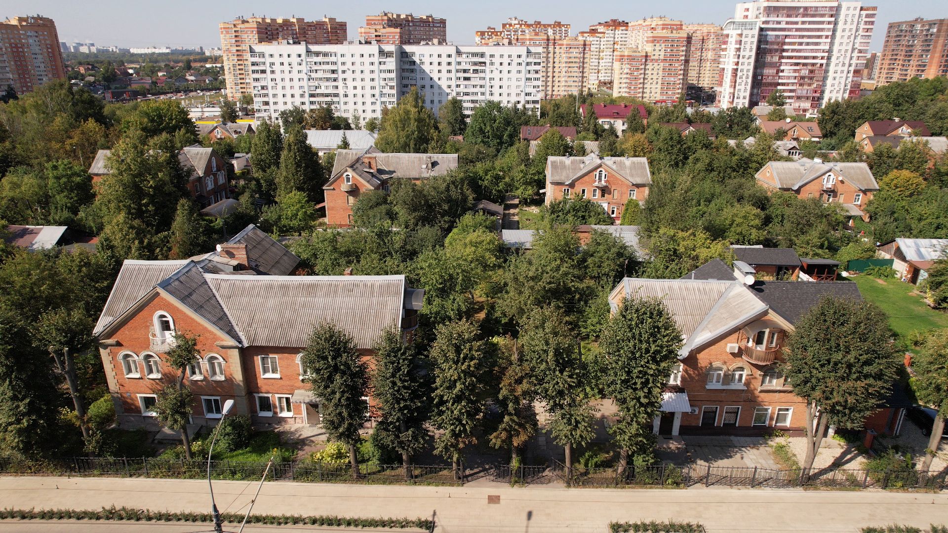 видное, архитектура, культура,видео с коптера,