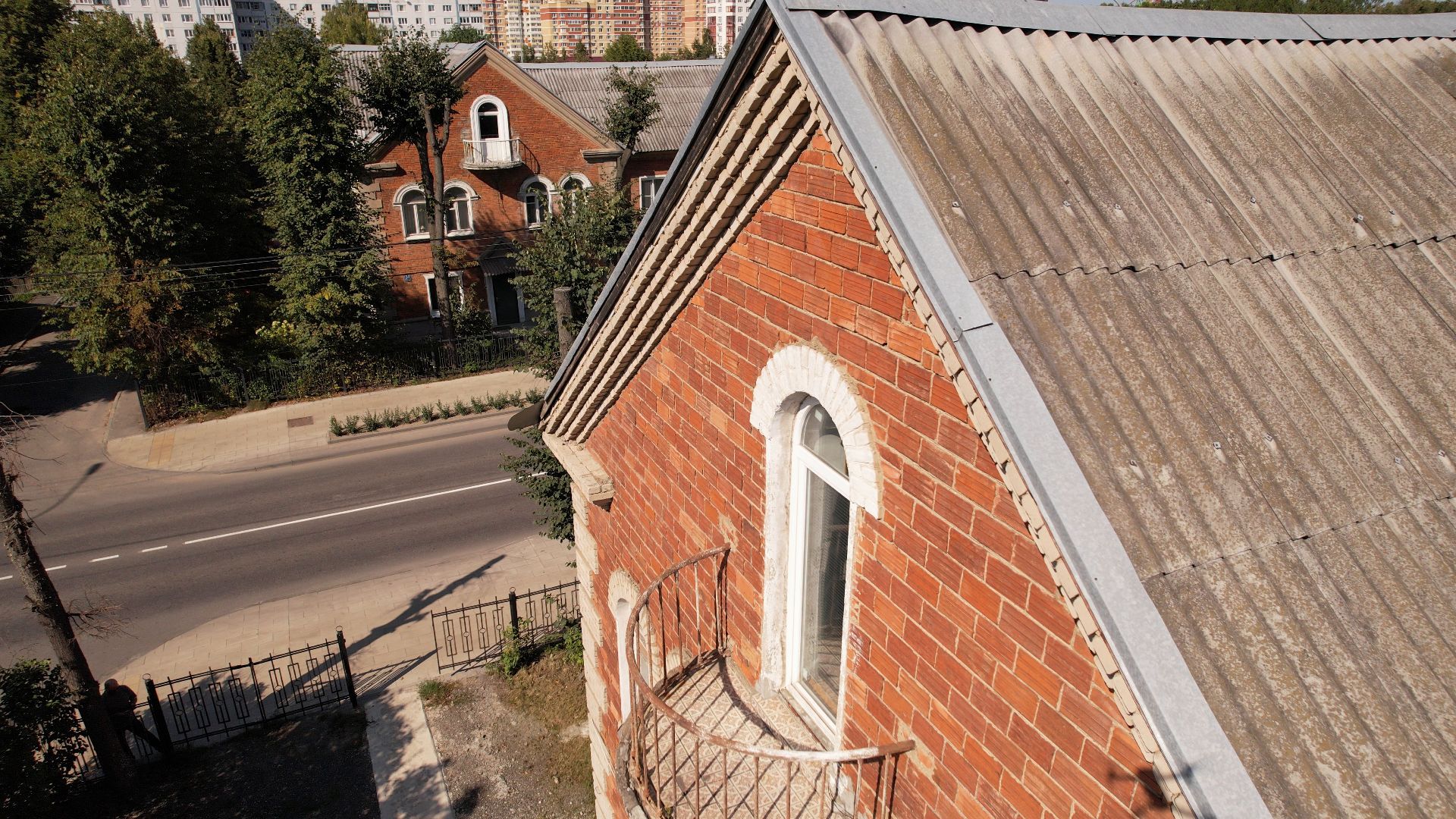 видное, архитектура, культура,видео с коптера,