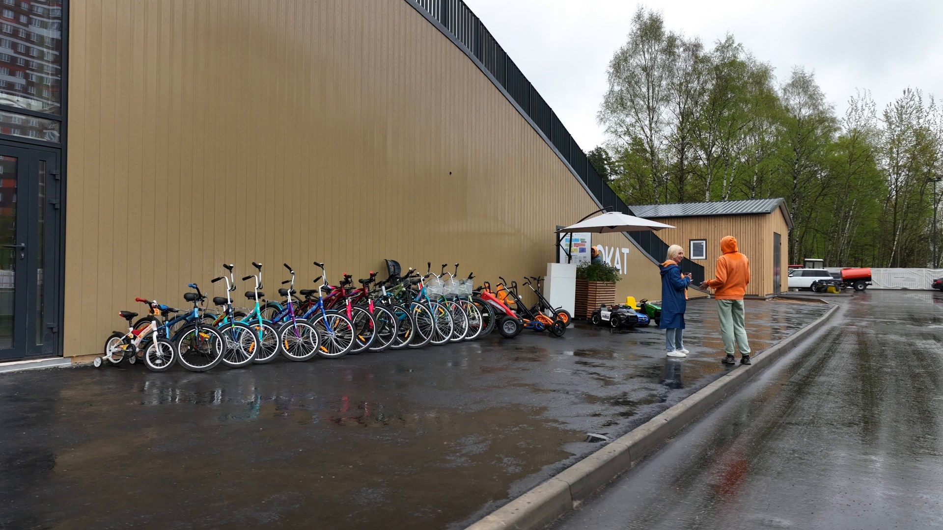 балашиха, парк, ольгинский,видео с коптера,